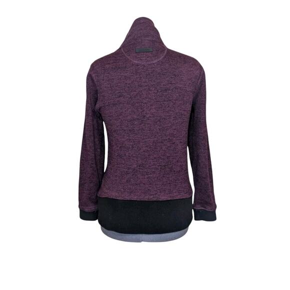 Calvin Klein Performance Maroon Quick Dry Full Zip Fleece Jacket Size M - Picture 2 of 9